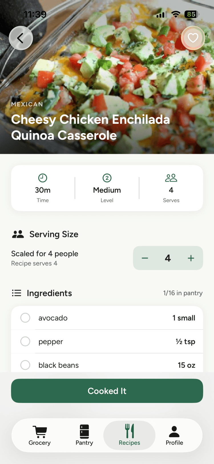 Calfo recipe detail